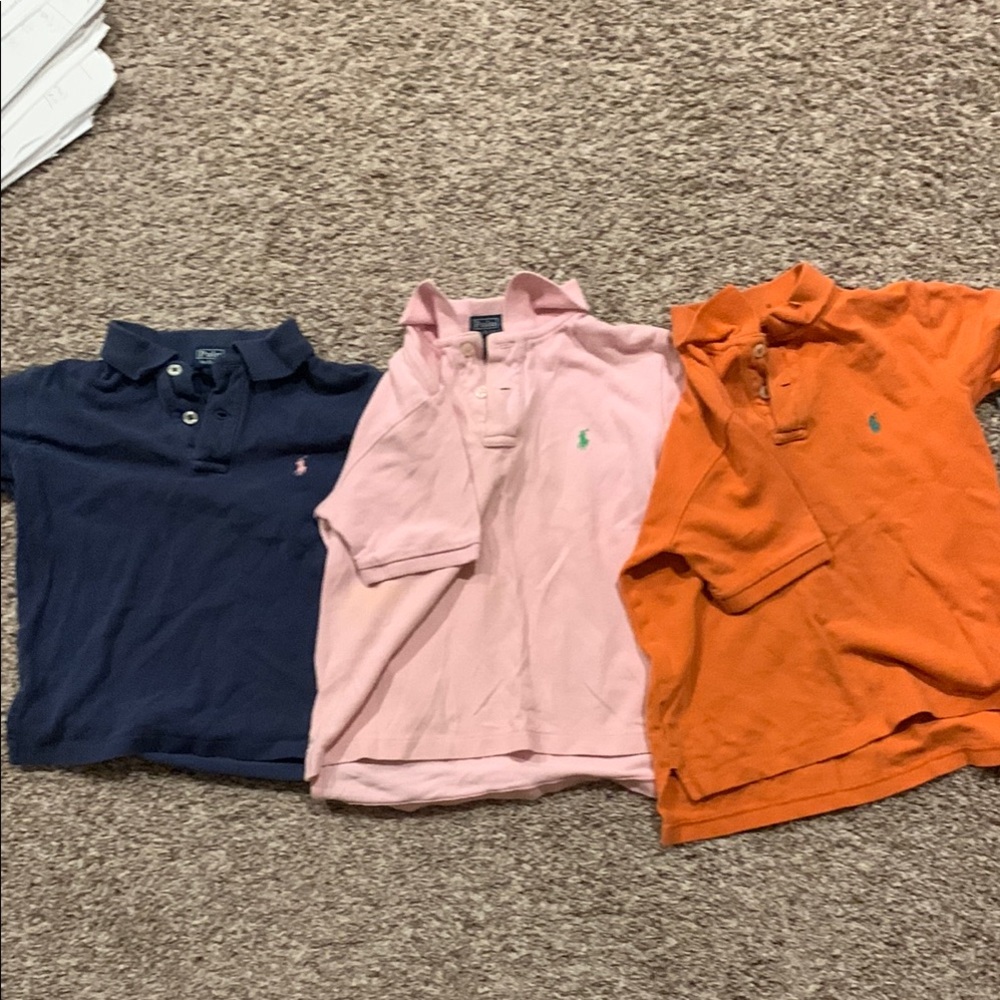 Ralph Lauren polos boys size 5 bundle